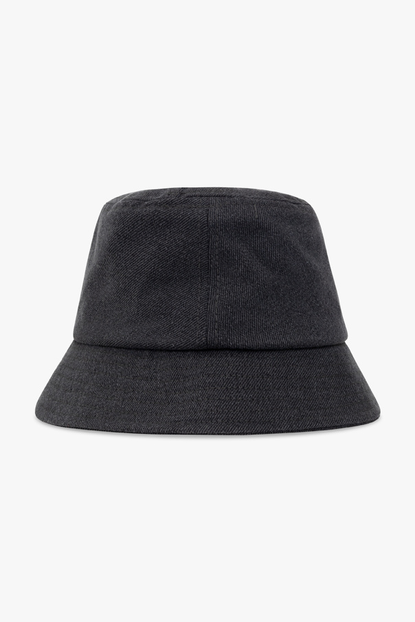 Black 'Haley' bucket hat with logo Isabel Marant - mstrds g